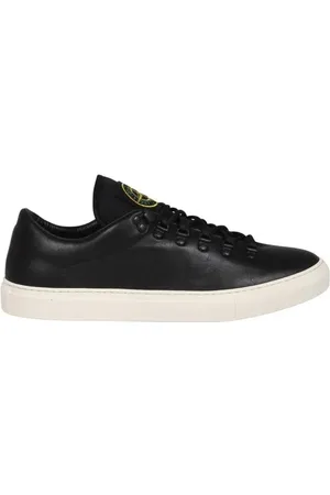 Stone Island Low-Top Sneakers - Leather Sneakers in