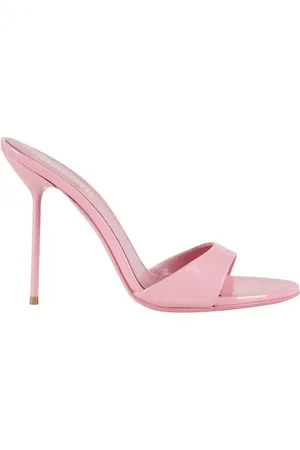 PARIS TEXAS Sandalen - Glossy Patent Leather Mule in