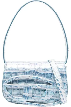 Diesel Hobo bags - 1Dr Shoulder Bag - Leather - Blue in
