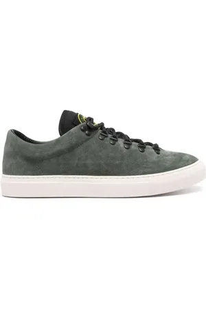 Stone Island Low-Top Sneakers - Compass-Motif Sneakers in
