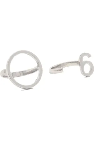 Maison Margiela Ringen - 6 Logo Set Of 2 Rings in