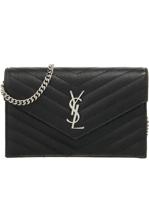 Saint Laurent Portemonnees - Ysl Chain Wallet Monogram in