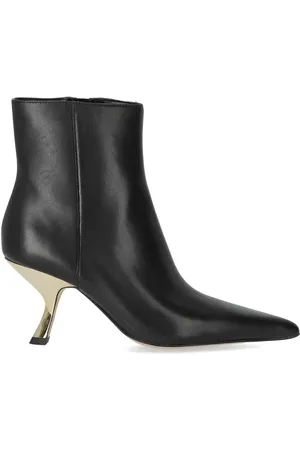 Michael Kors Boots - Luna Black Heeled Ankle Boot in