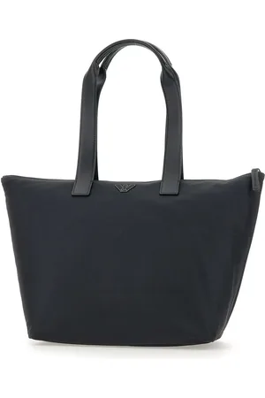Emporio Armani Totes & shoppers - Black Nylon Shopping Bag in