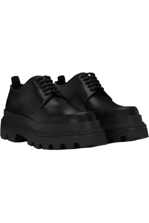 Dolce & Gabbana Platform Leather Derby Shoes in