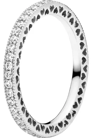 PANDORA Ringen - Sparkle & Hearts Ring in