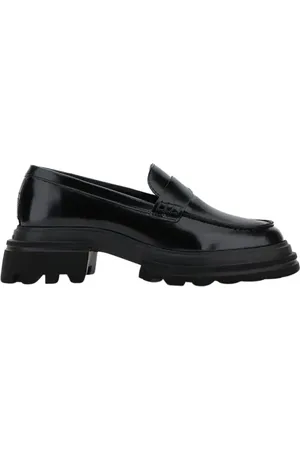 Hogan Loafers - Flat Shoes Black in