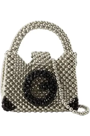 GERMANIER Crossbody bags - Beaded Bag - Beads - Silver in