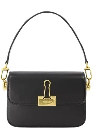 OFF-WHITE Hobo bags - Plain Binder S Crossbody - Black - Leather in