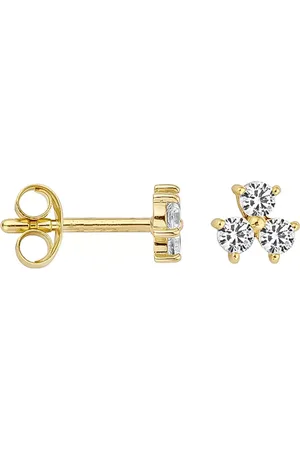 Blush Oorbellen - Ear studs 7196YZI - (14k) with Zirconia in