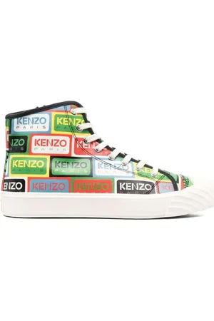 Kenzo Low-Top Sneakers - School Logo High-top Sneakers in
