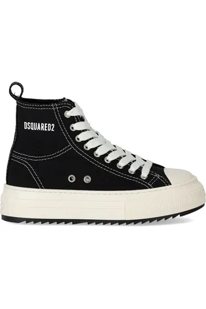 Dsquared2 Low-Top Sneakers - Berlin Black Sneaker With Logo Black in