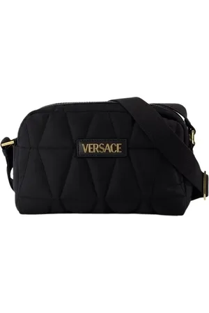 VERSACE Hobo bags - Shoulder Bag - Nylon - Black in
