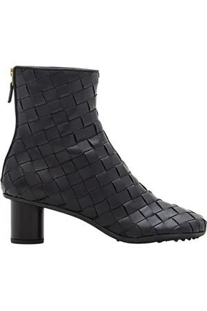 Bottega Veneta Boots - 55Mm Atomic Kitten Nappa Opaque Weave Ankle Boot in