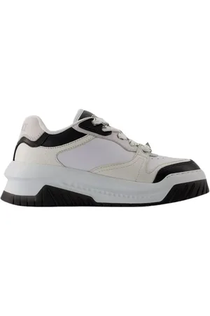 VERSACE Low-Top Sneakers - Sneakers - Leather - Black/White in