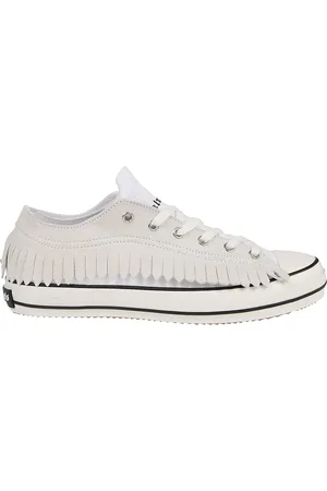 Palm Angels Low-Top Sneakers - Sneakers Fringe Basket Low Vulcanized White in