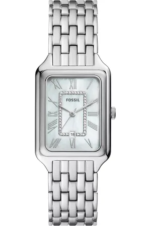 Fossil Horloges - Raquel Three-Hand Date Stainless Steel Watch in
