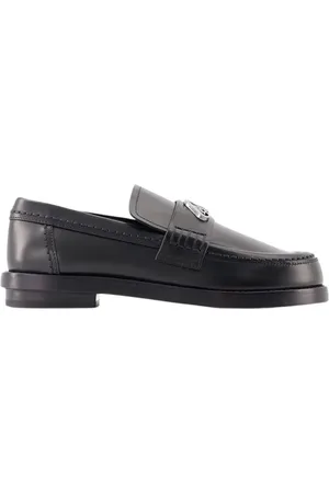 Alexander McQueen Seal Loafers - Leather - Black/Argentãƒæ’Ã†Â€™Ãƒâ€ in