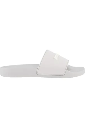 Palm Angels Slippers & Mules - Heren Essential Logo Slider Grey in