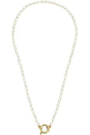 Isabel Bernard Kettingen - Aidee Marissa 14 karat necklace with Freshwater pe in