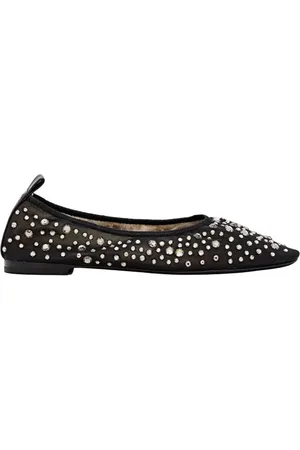 Tory Burch Crystal Embellishments Ballerina Flats in