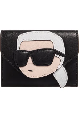 Karl Lagerfeld Portemonnees - K/Ikonik 2.0 Leather Wlt Karl in