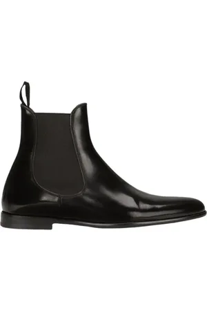 Dolce & Gabbana Boots - Chelsea Leather Boots in