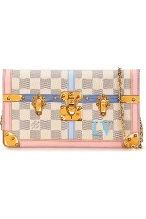 LOUIS VUITTON Hobo bags - 2018 Damier Azur Summer Trunks Pochette Weekend in