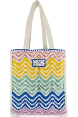 Casablanca Crossbody bags - Gradient Wave Crochet Tote Bag in