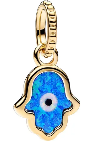 PANDORA Charms - Opalescent Hamsa Hand Dangle Charm in