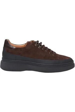 PHILIPPE LANG Low-Top Sneakers - Lace Up Leather Sneakers in