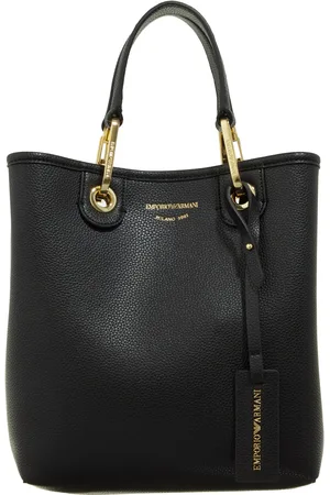 Emporio Armani Shoppers - Shopping Verticale Simil Cervo in