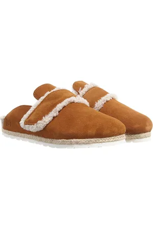 Espadrij l´originale Slippers & Mules - Cloq Velour Teddy Luxe in