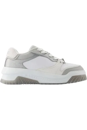 VERSACE Low-Top Sneakers - Odissea Sneakers - Leather - Grey/Black in