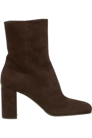 Prada Enkellaarzen - Triangle Logo Boots in
