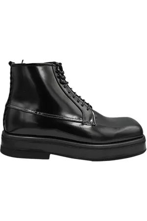 The Antipode Boots - Richard 296 Leather Boots In Black in