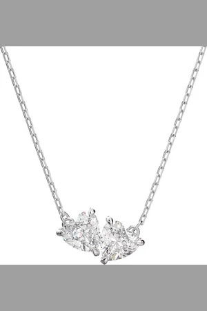 Swarovski Kettingen - Attract Soul Heart Rhodium plated in