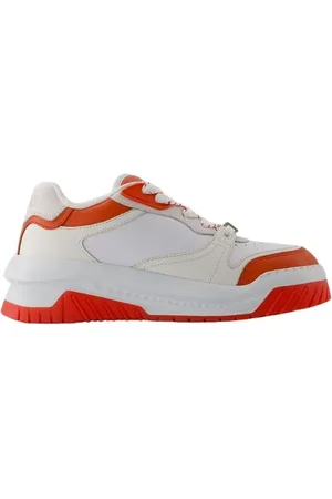 VERSACE Low-Top Sneakers - Odissea Sneakers - Leather - White in