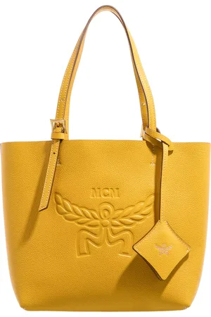 MCM Shoppers - Himmel Leather Doppel Shopper Mini Y9 in