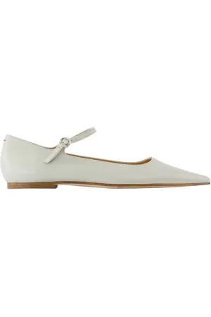 Aeyde Cleo Ballerinas - Leather - Green in