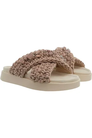INUIKII Slippers & Mules - Woven Stones in