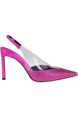 Sergio Rossi Sandalen - Evangelie Slingback Sandals Pink & Purple in