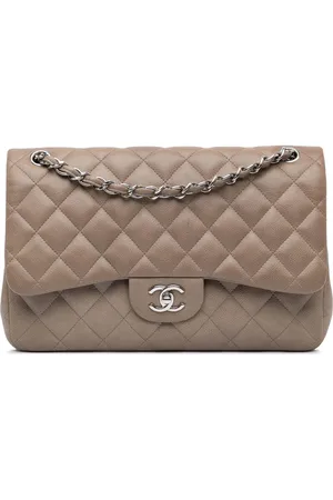 CHANEL Hobo bags - 2010-2011 Jumbo Classic Caviar Double Flap in