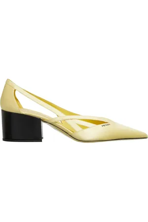 Prada Hoge hakken - Satin Pumps With Cut Out in