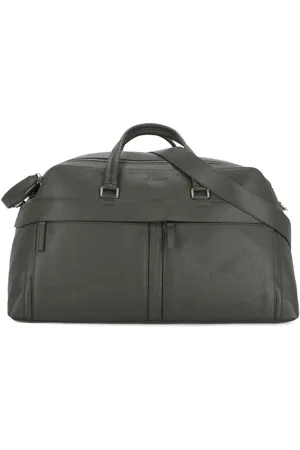 Orciani Koffer - Micron Pebbled Leather Duffel Bag in