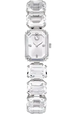 Swarovski Horloges - Octagon cut Stainless Steel in
