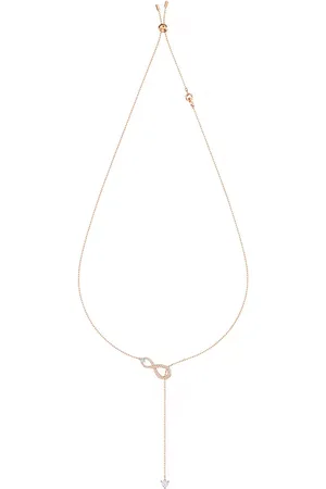 Swarovski Kettingen - Infinity Y Infinity rose gold-tone plated in