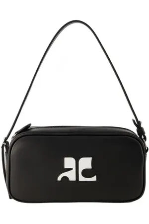 Courrèges Hobo bags - Réedition Baguette Bag - Leather - Black in