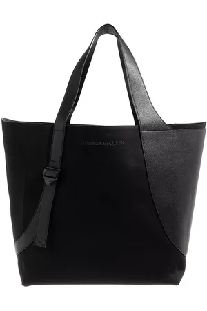 Alexander McQueen Shoppers - Shopper with logo embroidery in