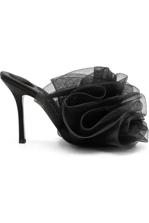 Alexander Wang Slippers & Mules - Ruched Tulle Mules in